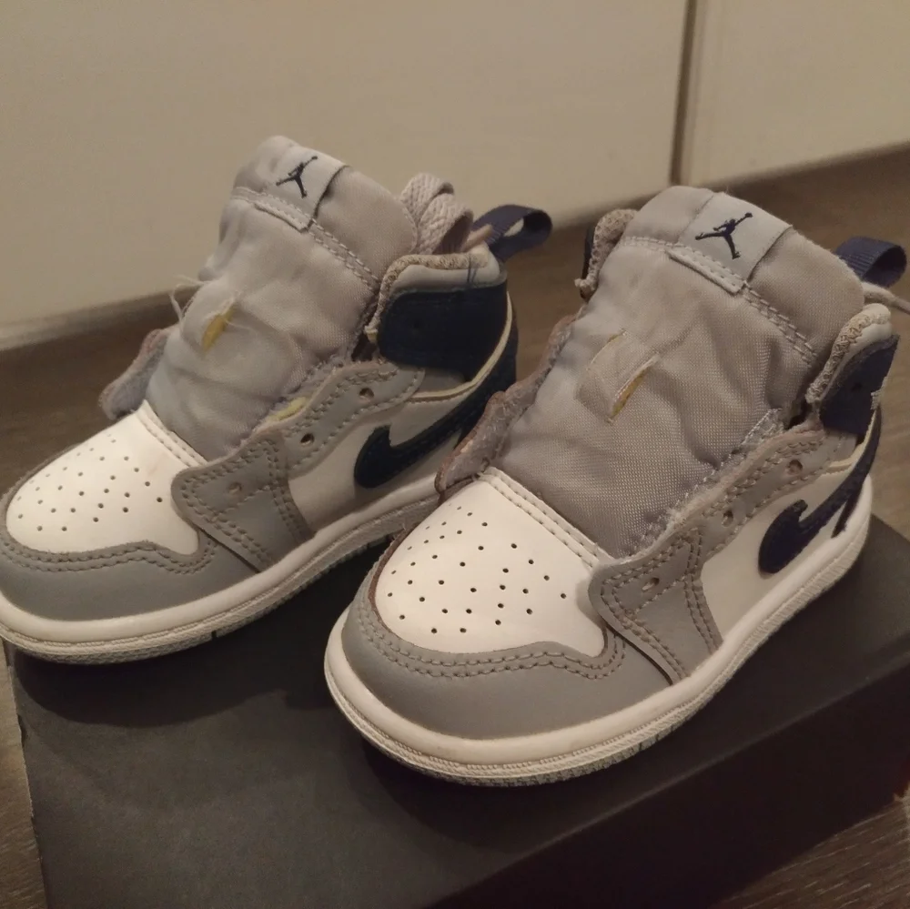 Air Jordan 1 Air Force Kids Navy Blue